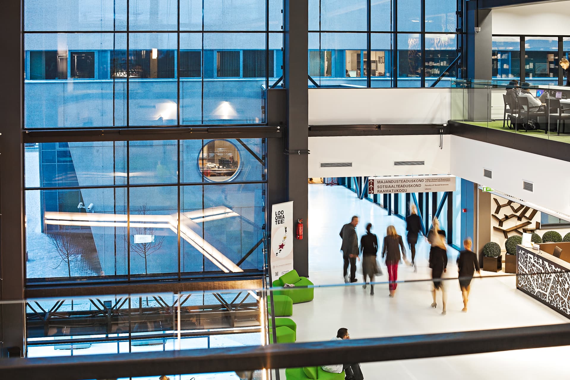 Tallinn University of Technology interior atrium